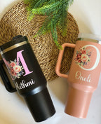 1200ML Custom Name Tumbler – Personalized Stainless Steel Vacuum Insulated Tumbler