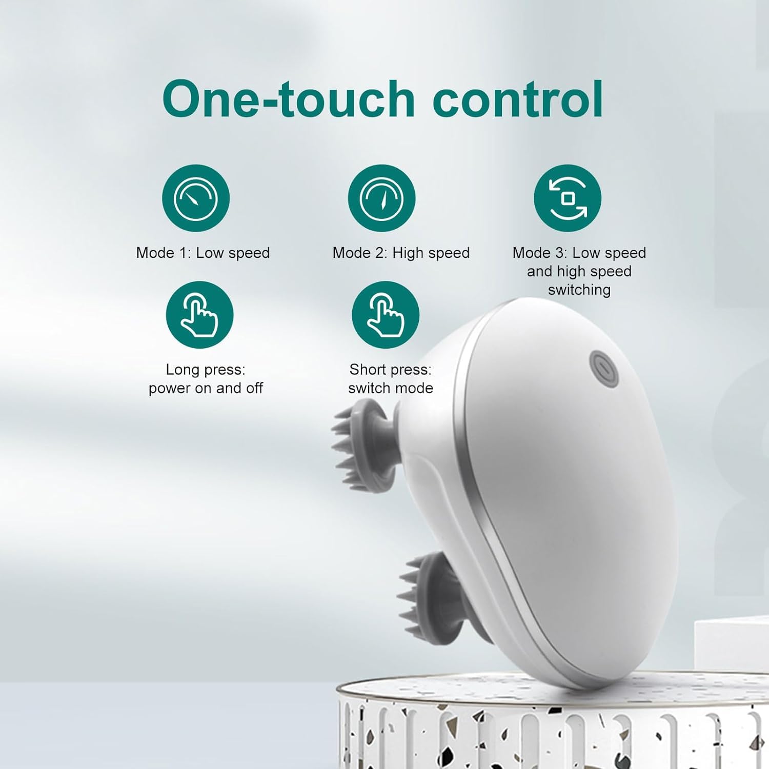 Electric Head Massager | Portable Head Massager for Hair Growth, Muscle Relaxation & Stress Relief| 5 colour's are available