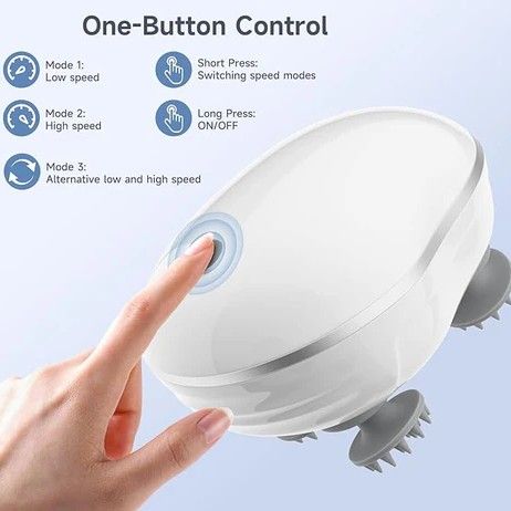 Electric Head Massager | Portable Head Massager for Hair Growth, Muscle Relaxation & Stress Relief| 5 colour's are available