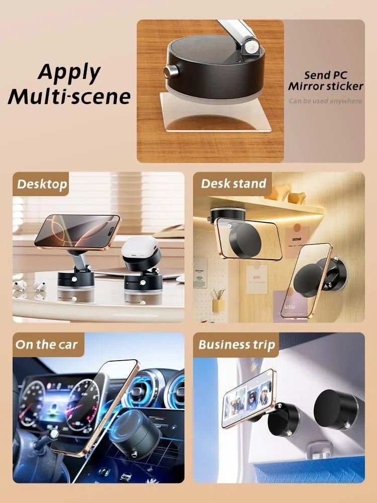 Ultra-Strong Magnetic Phone Holder | 360° Rotatable & Works Everywhere!