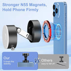 Ultra-Strong Magnetic Phone Holder | 360° Rotatable & Works Everywhere!